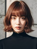 エイチ ウルフカット 大阪梅田(811)&nbsp;マッシュウルフボブパーマミルクティーベージュシルバーアッシュ