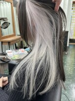 ヴェルデ(Verde)&nbsp;フェイスフレーミングホワイトカラー×インナーカラー