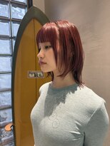 ロンドシエル 横浜(Lond ciel) ウルフカット/ピンク/ブリーチなし/横浜