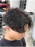 熊本メンズサロン　サーフから　波巻きスパイラル