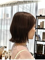 キミトヘアデザインアンドスパ(Kimito Hair design&spa)&nbsp;顔まわりレイヤー/くびれミディアム/外ハネボブ