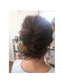 nicola×編み込みヘアアレンジ
