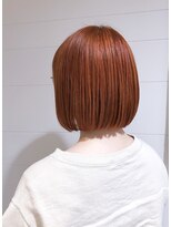 アルクバイネオリーブ 荻窪店(arc by neolive)&nbsp;コンパクト大人ボブ×オレンジ　arc by neolive  荻窪