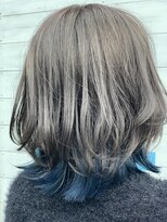 リッカヘアー(Ricca hair) ナイトジェリーフィッシュ差がつく暗髪スタイル寒色系ブルー小顔