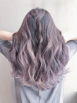 アルバム 銀座(ALBUM GINZA)&nbsp;ブルーラベンダー_ウェーブパーマフォギーベージュ_ba295001