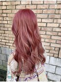 10代20代30代ピンクベージュ×ロングヘアー表参道/原宿