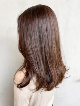 アイティー バイ アルバム 浦和店(IT by ALBUM) 大人カジュアル_ココアブラウンフリンジウェーブ_ba296232