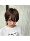 前髪も可愛いショートStyle