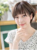 ■大人かわいいくすみカラー束感ショート110★戸頭20代30代40代