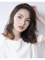 タヤ 大橋店(TAYA) カジュアル×緩やかウェーブ×毛先ハイライト