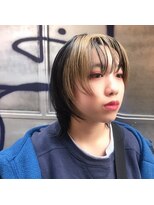 インク 渋谷(INK.)&nbsp;ボブ/フェザーバング/大人かわいい/グラデハイライト[渋谷]