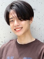 ネイビー(NAVY) かきあげがかっこいい!ナチュラルニュアンスセンターパート