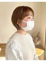 ディート(DEET)&nbsp;透明感くびれショートボブベージュショートボブ