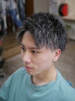 メンズヘアーサロン スウェル(Men's Hair Salon SWELL) 城南区　七隈　束感メッシュカラー