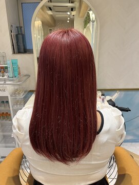 ロンドルーチェ 心斎橋(Lond luce) ダークアッシュ/ミディアムレイヤーカット［髪質改善/縮毛矯正］