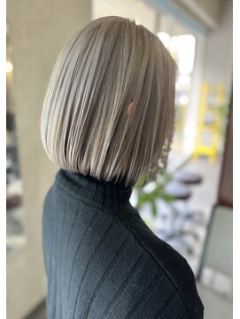 ブルー(blue) グレージュカラー ハイトーン