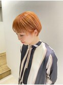 orange color×ショート