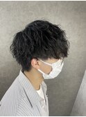 チリつかないツイストスパイラル 波打ちスパイラル パーマ