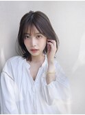【指名料0円】20代30代大人可愛いミディアムレイヤー外ハネボブ