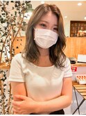 ホワイトハイライトカラー