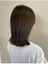 ヘアーアートミュージアム(Hair Art Museum)&nbsp;アッシュグレージュ／切りっぱなし