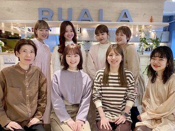 ルアラ(RUALA)の写真/柔らかく、きめ細やかな接客―。幅広い年齢に合わせた提案が◎「あなただけの個性」をプラスしたstyleを♪