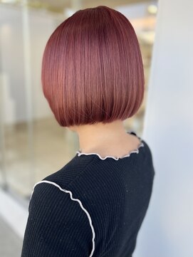 ヒビカ(HIBIKA) アプリコットオレンジ×ミニボブ