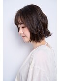 愛され無造作ボブスタイル