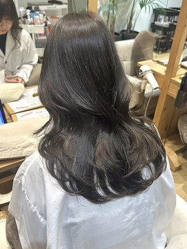 バイオレットジェム(Violet`jem) 10代20代30代40代くびれヘアーグレージュレイヤーロング