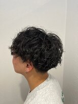 ゴデーレ(GODERE)&nbsp;大人メンズ黒髪暗髪スパイラルパーマナチュラルマッシュ