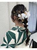 卒業式ヘア