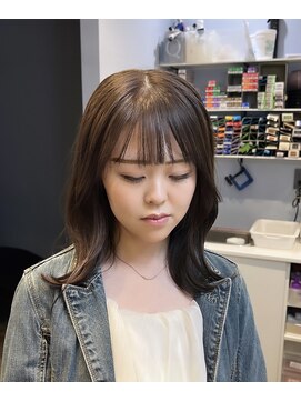 ベルベットヘア 千早店(Velvet hair) brown beige 【Shion】