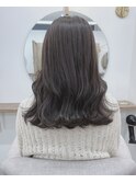ブリーチなし色素薄めグレージュ