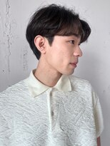 スタイル 茅ケ崎(STYLE)&nbsp;【ハクラ】センターパート カルマヘア 毛流れパーマ メンズヘア