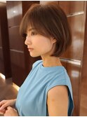 ショートボブ小顔カット大人ヘア髪質改善30代40代50代表参道青山