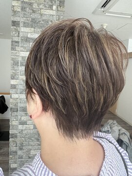 ココメルシー(coco merci) ショートハイライトスタイル