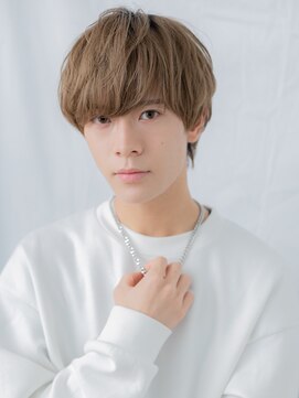 メンズヘア ビーセカンド 草加店(MENS HAIR B-2) ハイトーンカラー王道フェザーマッシュc草加