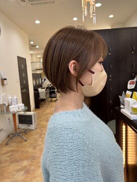 ヘアメイクヒール 【スッキリショートボブで朝時短◎】八戸ショート・20代・30代
