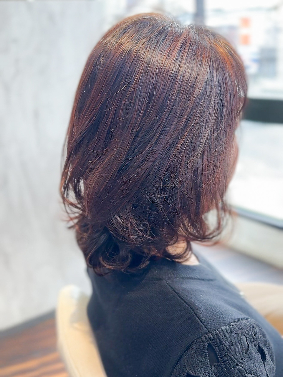 アトリエアルシュ(atelier ARCHE) 明るいヘナ染め,白髪ぼかし,ハイライトカラー,