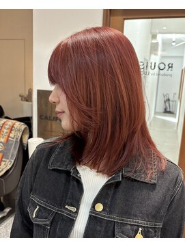 ルイ(ROUIS produced by LUCK 津田沼) ROUIS 津田沼 春の暖色 レイヤースタイル