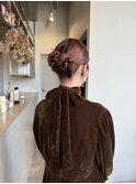 カチモリヘア/シニヨン/お団子/ツイン/ヘアセット/ヘアアレンジ