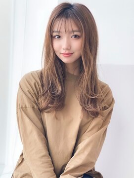 アグ ヘアー ロナ 白石バイパス店(Agu hair lona) 《Agu hair》愛されベージュ×毛先レイヤーロング