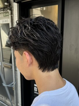 バース 梅田中崎町店(BIRTH) フェザーパーマセンターパートニュアンスパーマフェザーショート