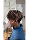 刈り上げマッシュ×スパイラルパーマ
