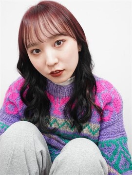 ユラギフロムユイマァル 水島店(YURAGI from YUIMARL) 20代30代ロングデザインカラーブリーチインナーカラー