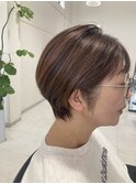 ヘッドスパで叶える上品フォルムの大人ショート