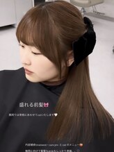 可愛いは、顔まわりでつくる。[渋谷/原宿/ハイトーン/ケアブリーチ/韓国ヘア/ブリーチ]