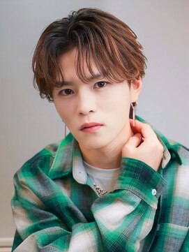 MEN'S HAIR BLEACHi 岐阜柳津店【メンズ ヘア ブリーチ】【4月29日オープン（予定）】 【BLEACHi】リバースニュアンスパーマ(韓国ヘア)