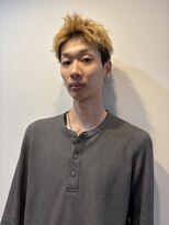 Men’s CANOE 山口小郡店 メンズカット/メンズパーマ/メンズ眉毛【メンズカノエ】&nbsp;ハイトーンスパイキーショート