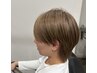 大人の透明感。メンズカット+似合わせダブルカラー¥17600~